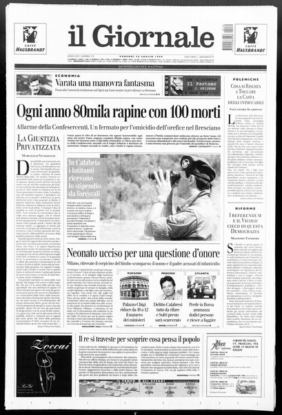 Il giornale : quotidiano del mattino